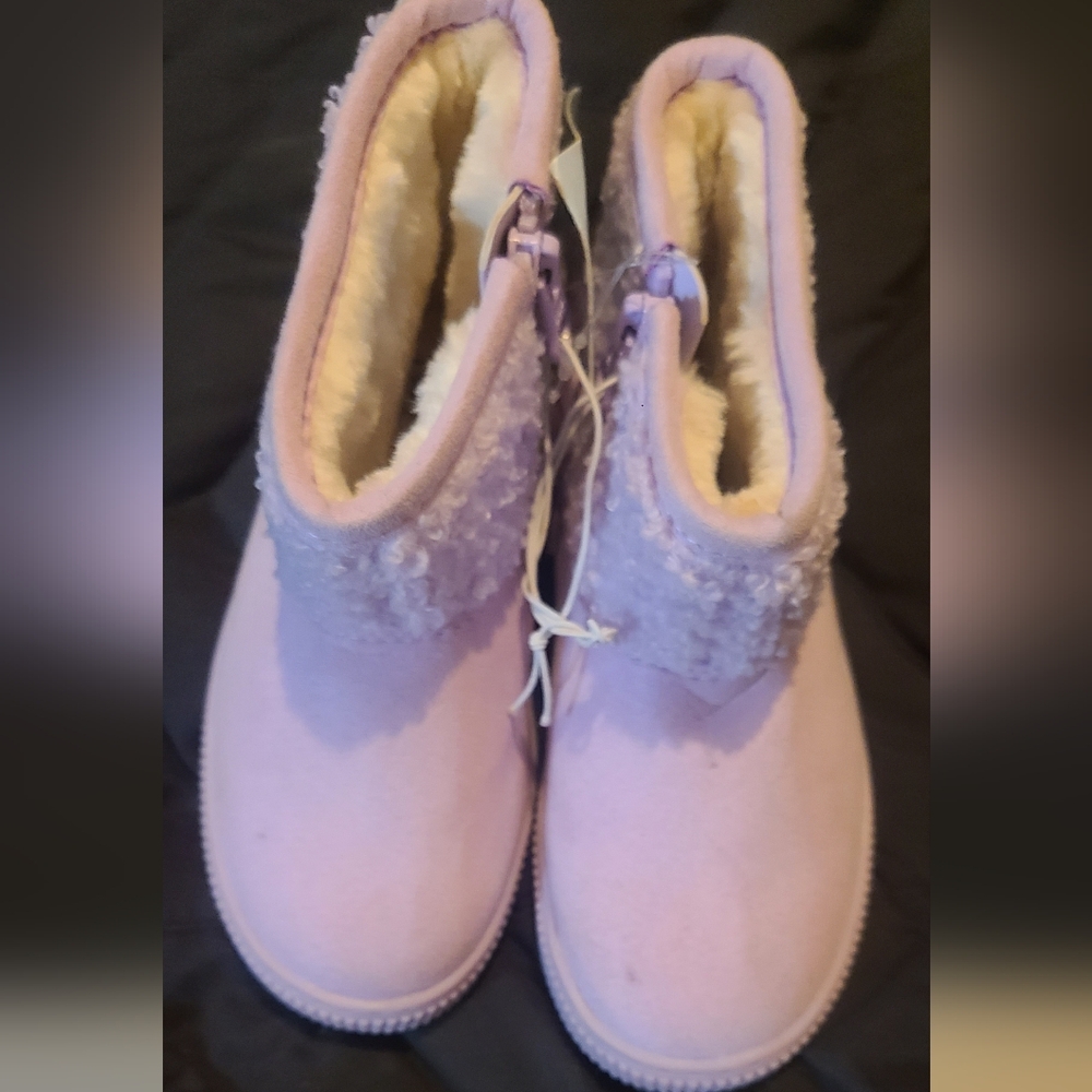 Cat & Jack Lavender Kids Boots